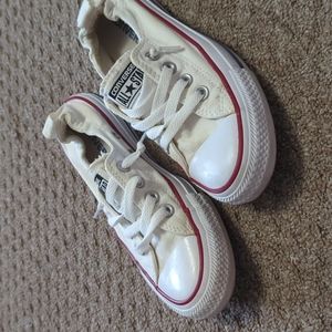 White Slip on Converse